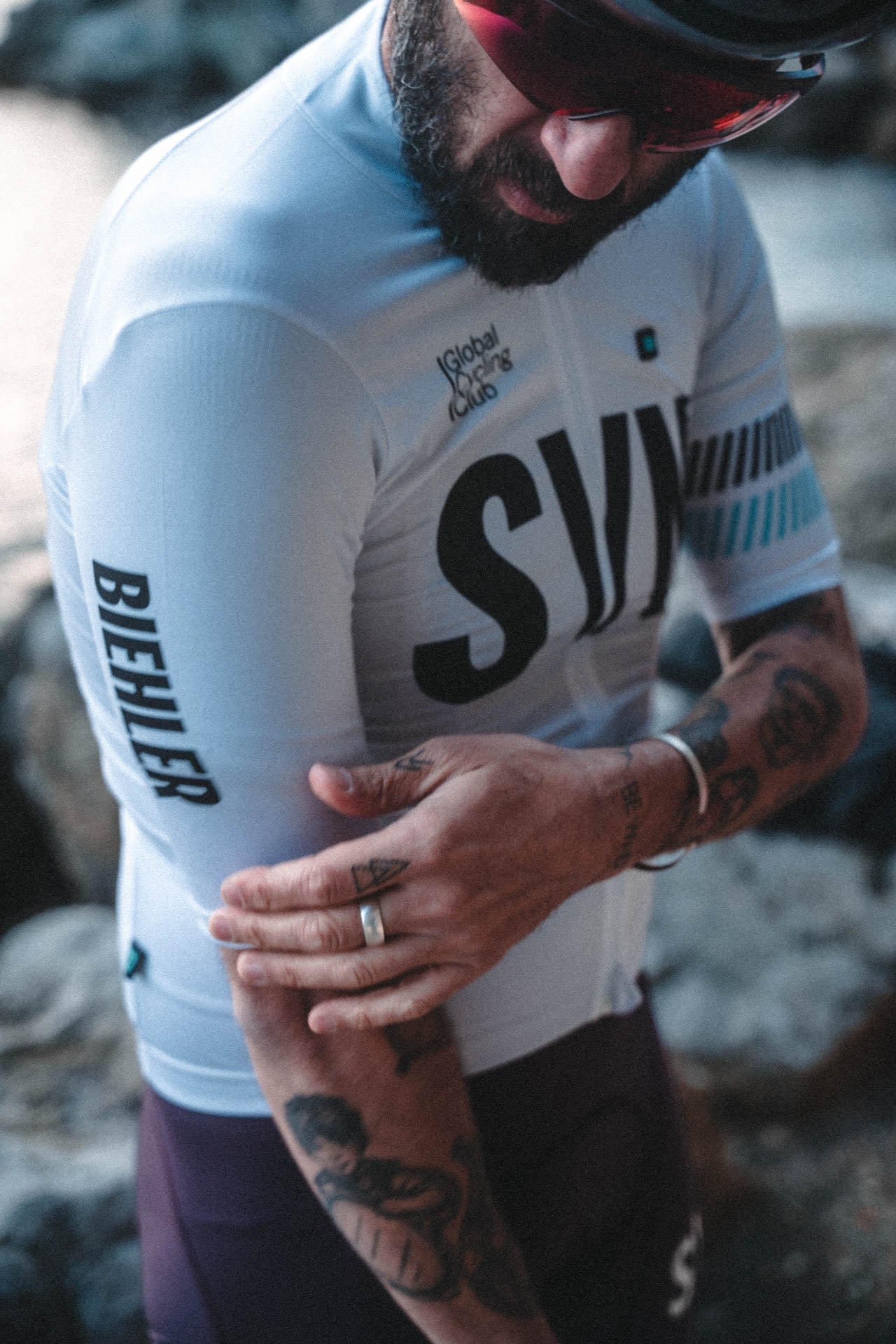 Mens SYNDICATE TRAINING JERSEY WHITE