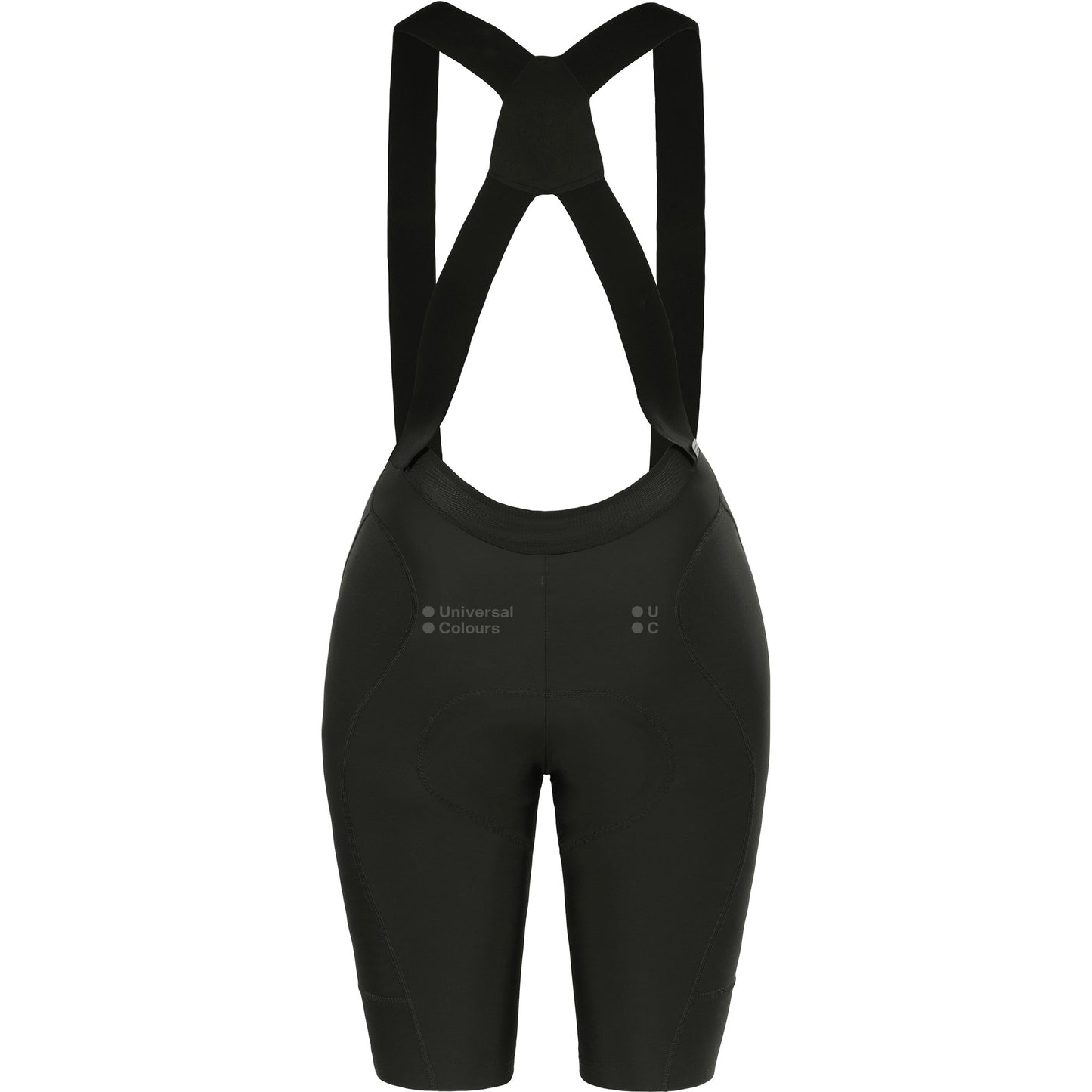Universal Colours Women's Bib Short - Black