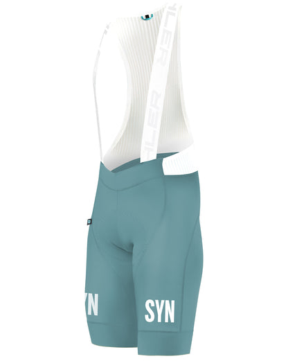 Mens SYNDICATE PRO BIB SHORTS Blue Rain