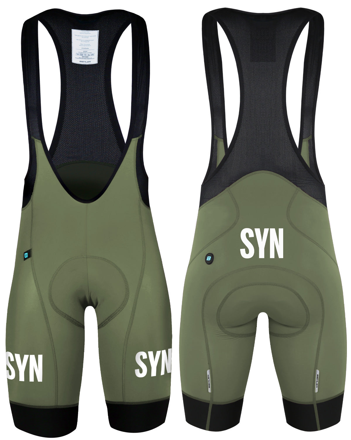 SYNDICATE BIB SHORTS PESTO