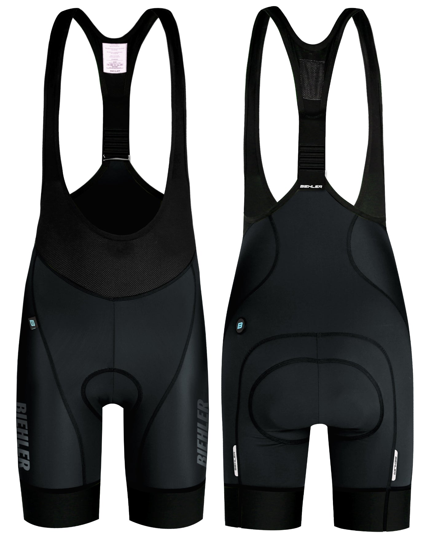 BIEHLER ESSENTIAL BIB SHORTS BLACK - WOMEN