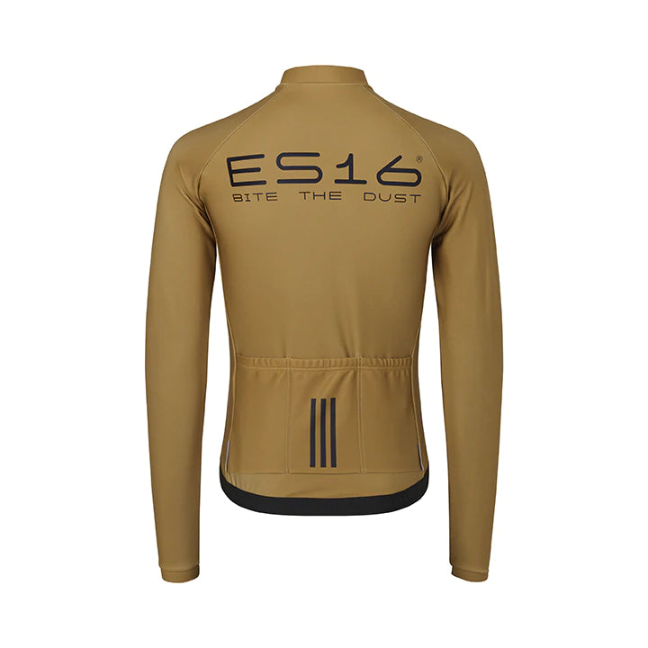 ES16 Long Sleeve Cycling Jersey Andorra - Brown