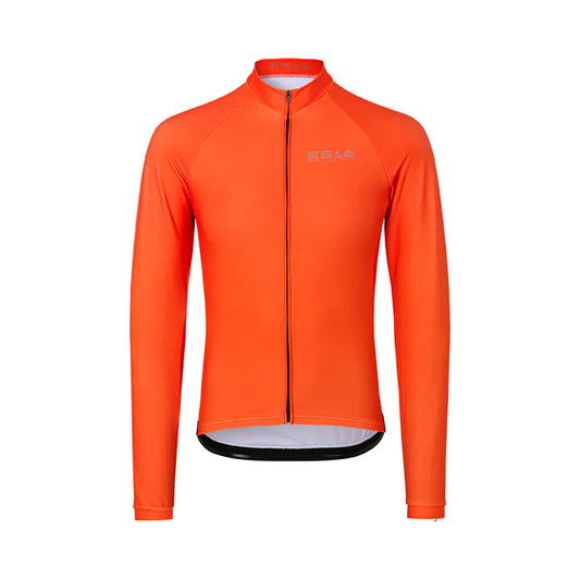 ES16 Long Sleeve Cycling Jersey Andorra - Orange