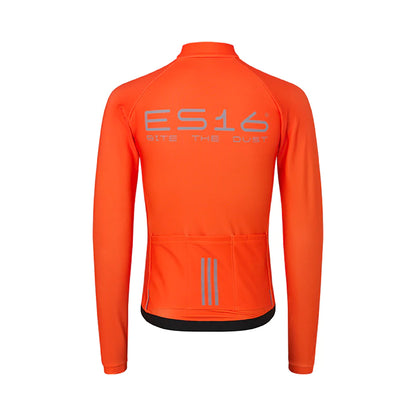 ES16 Long Sleeve Cycling Jersey Andorra - Orange