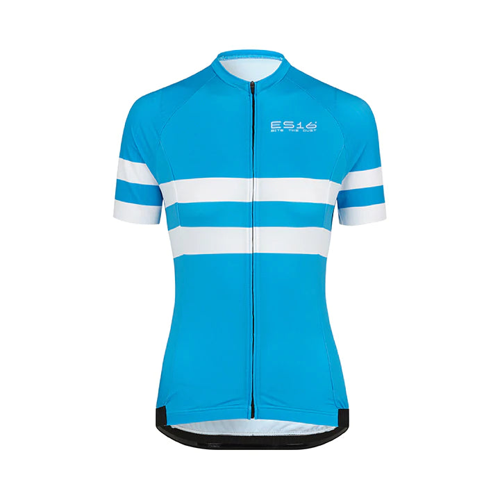 ES16 Cycling Jersey Elite Stripes - Light Blue Stripes. Women