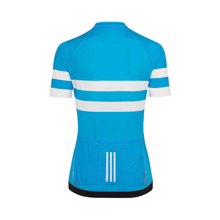 ES16 Cycling Jersey Elite Stripes - Light Blue Stripes. Women