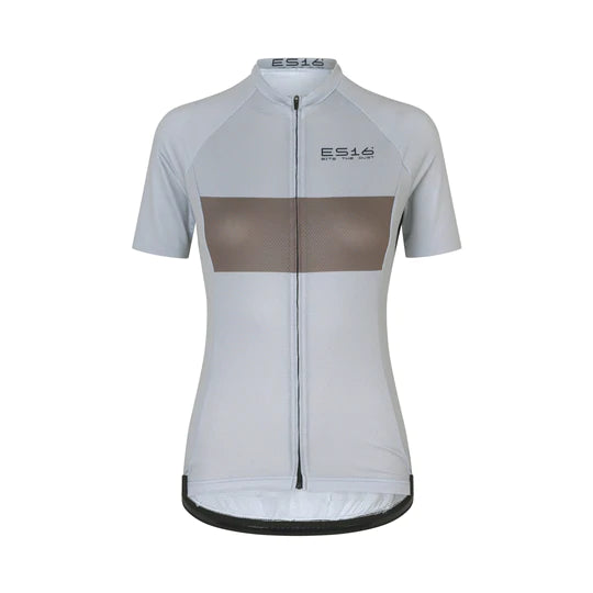 ES16 Cycling Jersey Elite Spin Stripe Cool Gray. Women