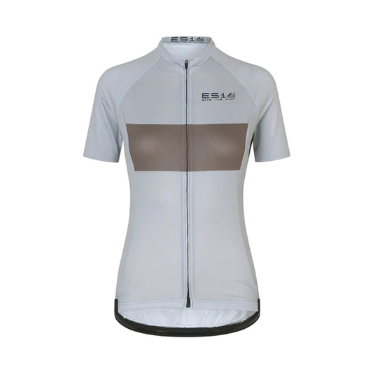 ES16 Cycling Jersey Elite Spin Stripe Cool Gray. Women