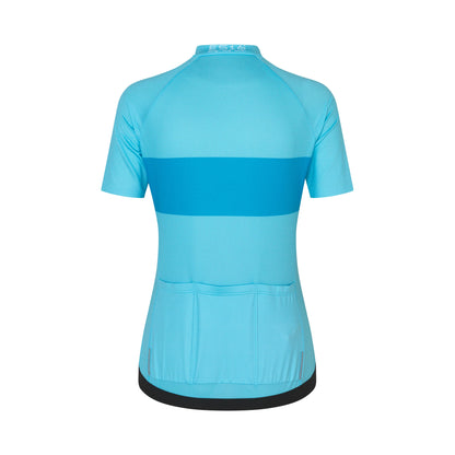 ES16 Cycling Jersey Elite Spin Stripe Cold Blue. Women