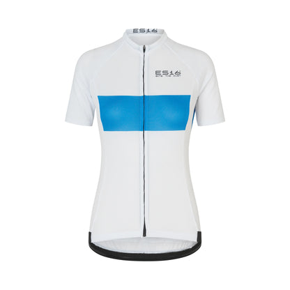 ES16 Cycling Jersey Elite Spin Stripe White. Women